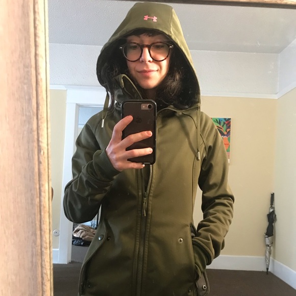 under armour green jacket